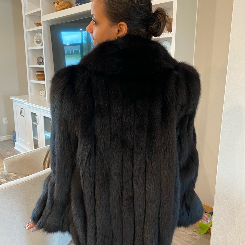 SFC(Scandinavian Fur Company) (real) fox fur coat
